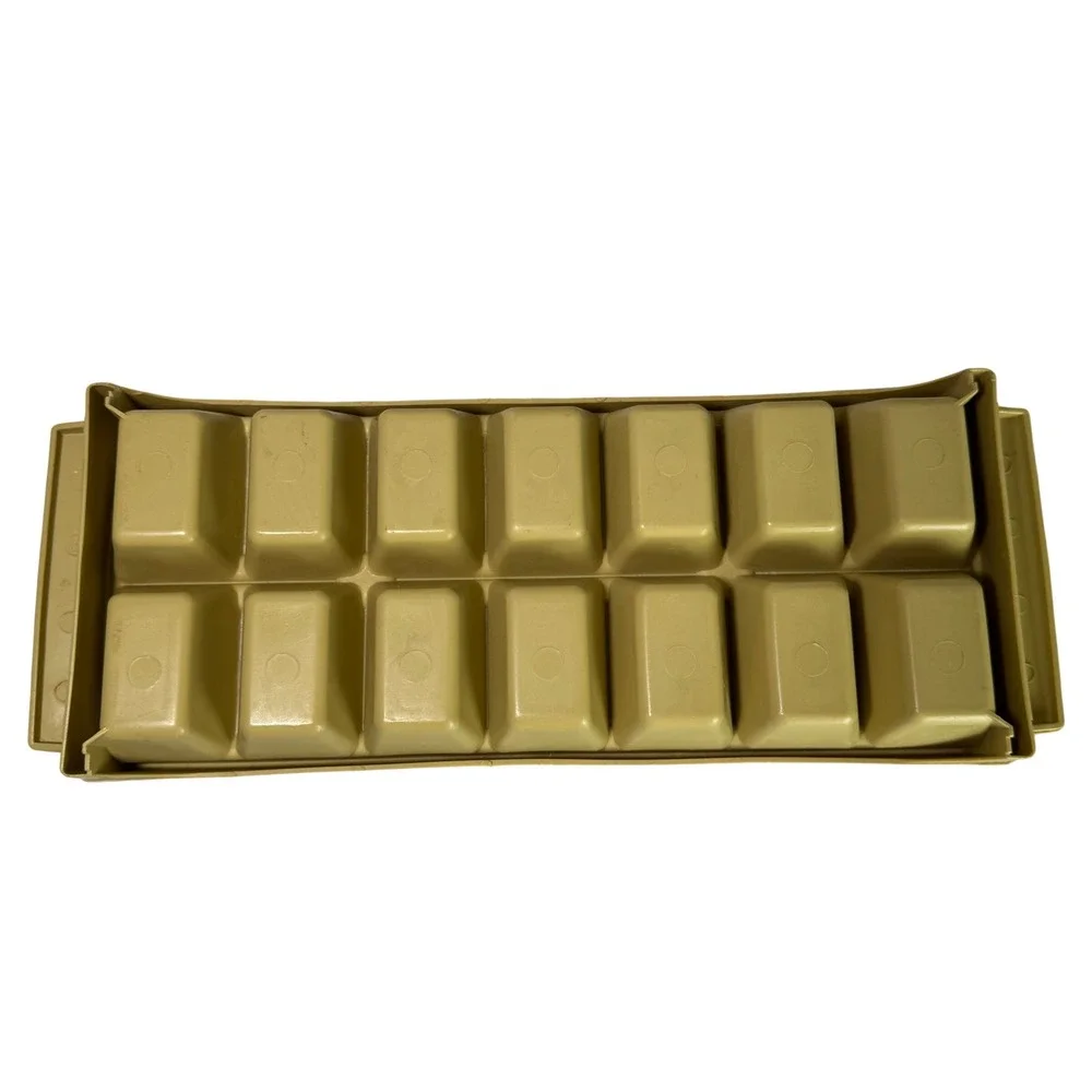 Vintage GE General Electric Ice Cube Tray Yellow‎ 1970's Retro